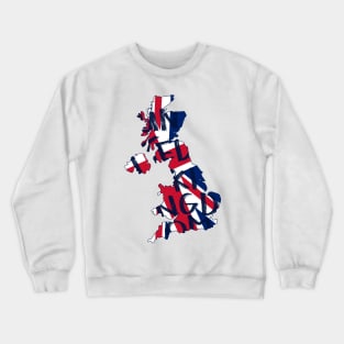 United Kingdom country typography Crewneck Sweatshirt